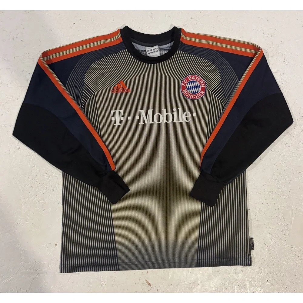 Adidas Bayern Munich 2003-04 Goalkeeper Mens L Oliver Kahn Soccer Jersey Shirt